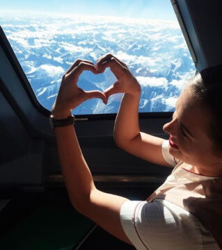 Last year alone she flew 80 flights on a professional basis. @imbrigita