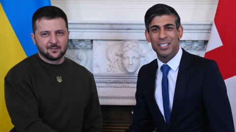 8 February 2023 - Ukraine's President Volodymyr Zelenskyy makes first visit to the UK since Russia invaded his country