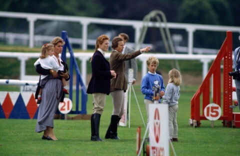 Princess Anne and Sarah Ferguson in 1984