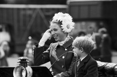 Princess Anne and her brother Prince Edward in 1969