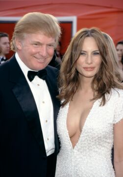 2001: Dress with a low neckline