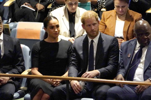 The couple's last public event prior to the Queen's funeral was at the U.N. General Assembly for Nelson Mandela International Day.