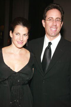 Jerry Seinfeld and Jessica Sklar