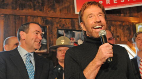 The quickest way to a man’s heart is with Chuck Norris’ fist.