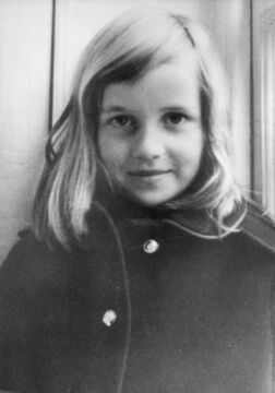 Lady Diana at 8 years old