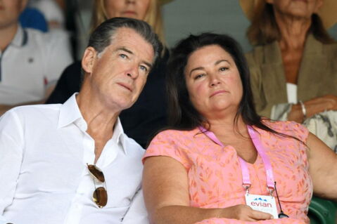 Pierce Brosnan and Keely Shaye Smith