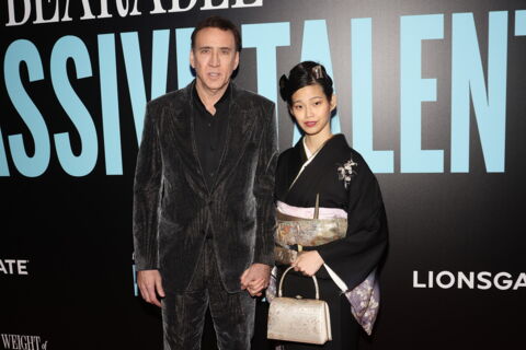Riko Shibata and Nicolas Cage