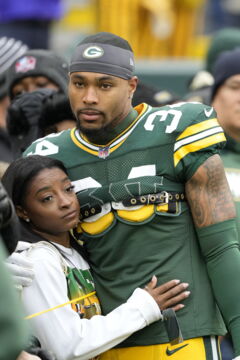 Jonathan Owens & Simone Biles