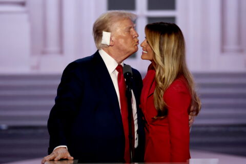 2024: Donald Trump and Melania at the RNC convention