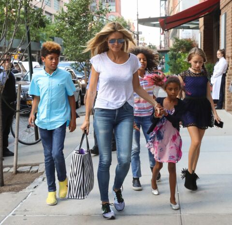 Heidi Klum and her children with Sean