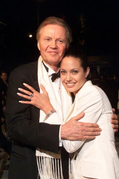 Angelina Jolie and Jon Voight