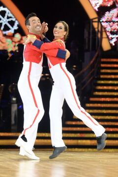 Joe McFadden and Katya Jones