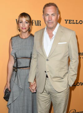 Kevin Costner and Christine Baumgartner