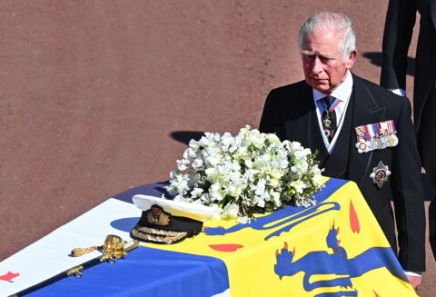 Prince Philip, The Duke of Edinburgh passed away in 2021. Prince Philip is seen here following his father's coffin at the funeral.