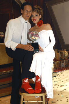 Natasha Kaplinsky and Brendan Cole