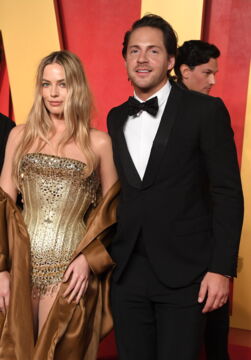 Margot Robbie and Tom Ackerley