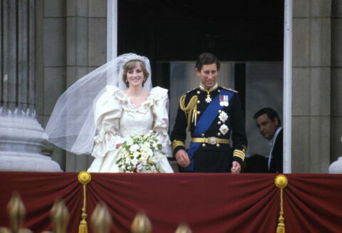 Prince Charles and Princess Diana got married in 1981. The newly-wed couple is pictured here on the balcony of Buckingham Palace.