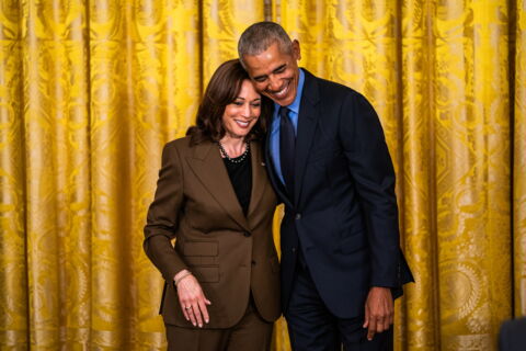 Kamala Harris is close with the Obamas
