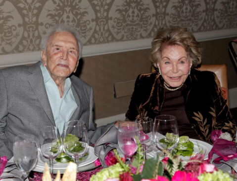 Kirk Douglas and Anne Douglas