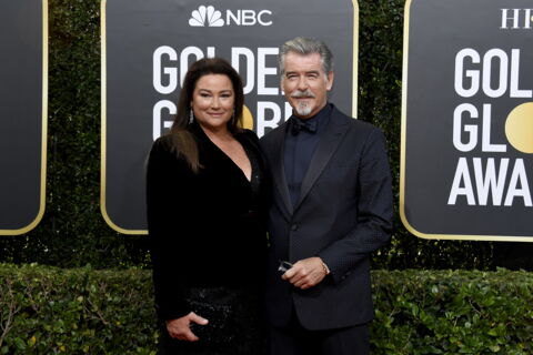 Keely Shaye Smith and Pierce Brosnan