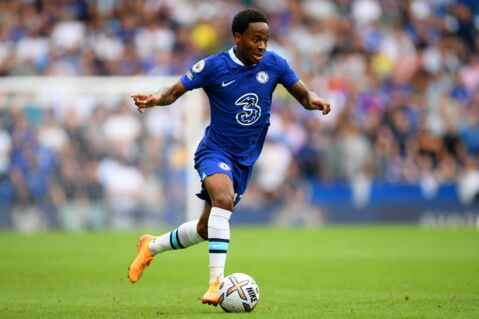 The rising star Raheem Sterling who plays for Chelsea maintains an earning of £325k per week.