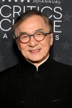 Jackie Chan fell head-first off a cliff