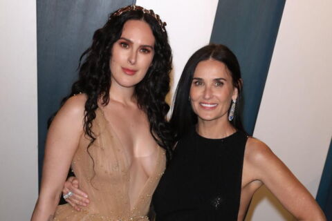 Rumer Willis and Demi Moore