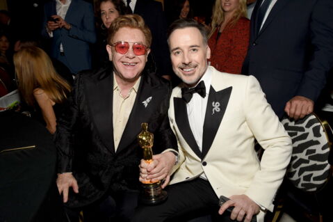 David Furnish and Elton John