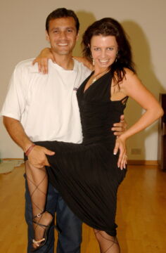 Mark Ramprakash and Karen Hardy