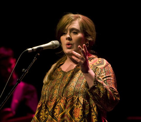 Adele in concert at the Fitzgerald Theater