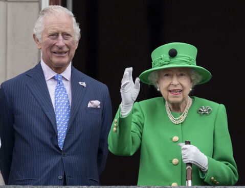 Prince Charles, alongside his mother, the late Queen Elizabeth during her Platinum Jubilee event in 2022.