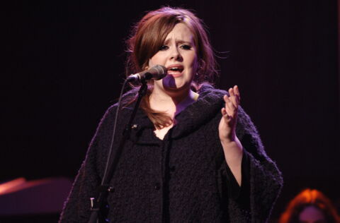 Adele performs at the Warfield