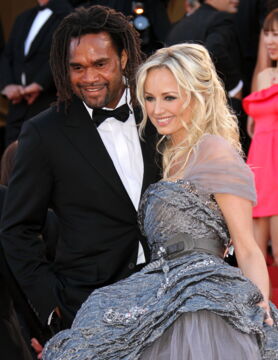 Adriana and Christian Karembeu