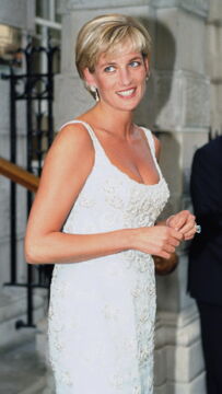 Princess Diana going out to a bar