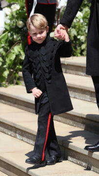 Prince George's long trousers