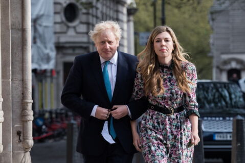 Boris is rumoured to have moved in with Carrie