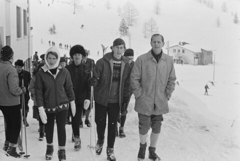 Princess Anne and her family in 1965