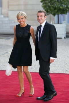 Brigitte and Emmanuel Macron in 2015