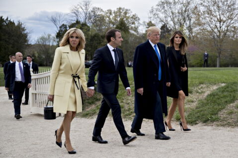 Brigitte Macron in 2018