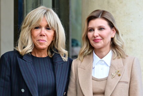 Brigitte Macron and Olena Zelenska in 2023