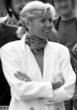 Brigitte Macron as a teacher at La Providence high school in Amiens