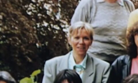 Brigitte Macron as a teacher at La Providence high school in Amiens