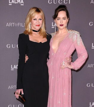 Melanie Griffith and Dakota Johnson