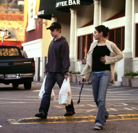 Mila Kunis and Macaulay Culkin