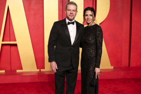 Matt Damon and Luciana Barroso