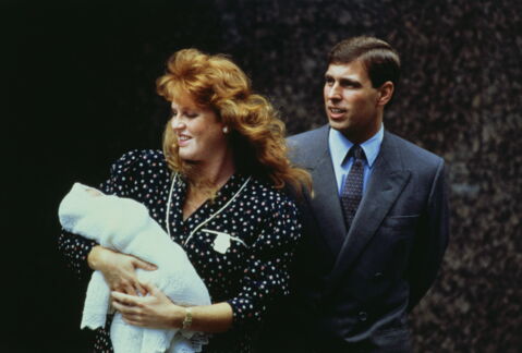Sarah Ferguson and Prince Andrew's first child