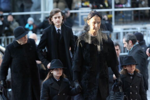 Céline Dion and her sons in 2016