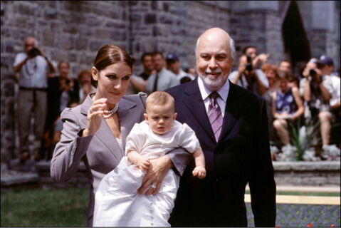 Céline Dion and René Angelil in 2001