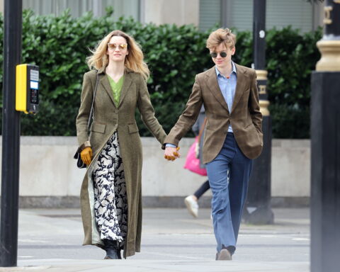 Thomas Brodie-Sangster and Talulah Riley
