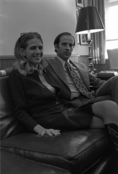 Joe Biden and Neilia Hunter